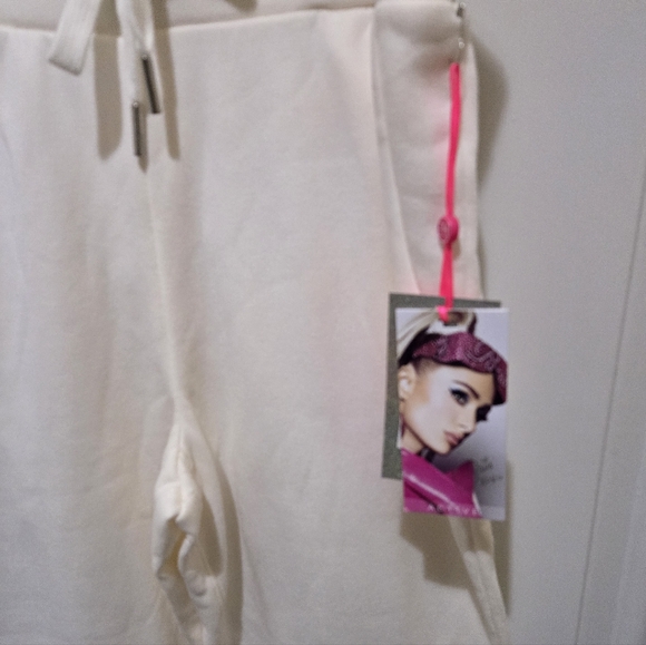 Paris‎ Hilton Women's Cream Jogger Pants - Picture 7 of 8